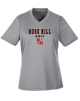 Rose Hill HS Golf Block - Womens Performance Shirt