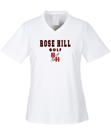 Rose Hill HS Golf Block - Womens Performance Shirt