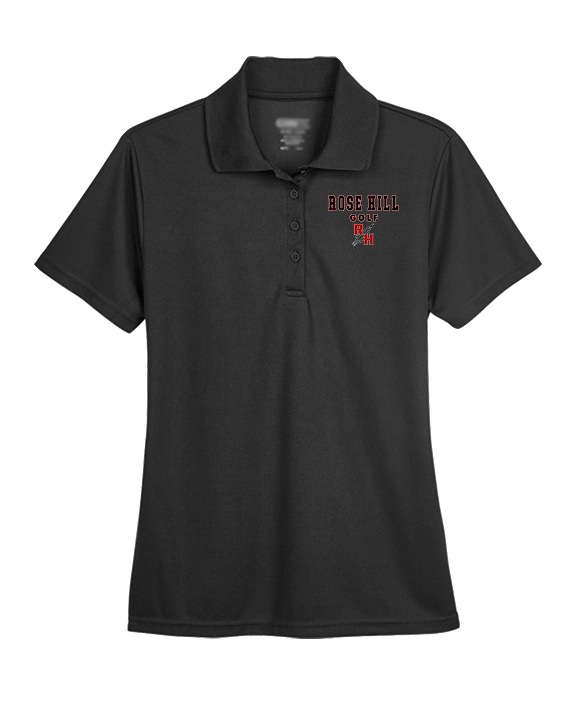 Rose Hill HS Golf Block - Womens Polo