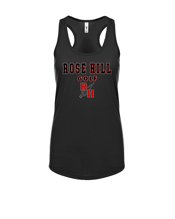 Rose Hill HS Golf Block - Womens Tank Top