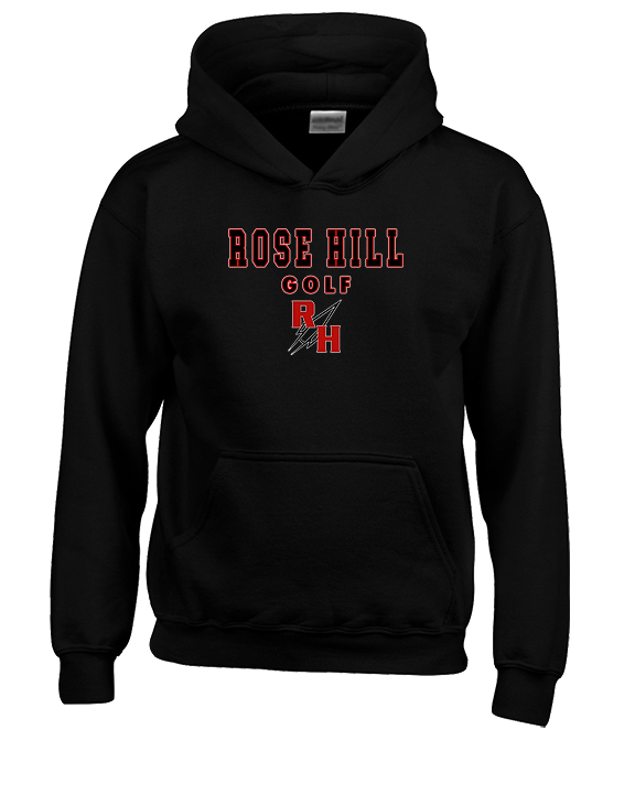Rose Hill HS Golf Block - Youth Hoodie