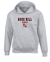 Rose Hill HS Golf Block - Youth Hoodie