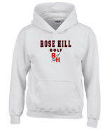 Rose Hill HS Golf Block - Youth Hoodie