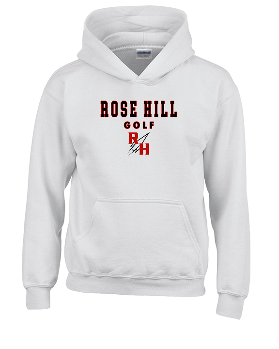 Rose Hill HS Golf Block - Youth Hoodie