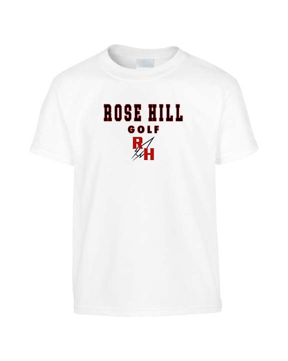 Rose Hill HS Golf Block - Youth Shirt