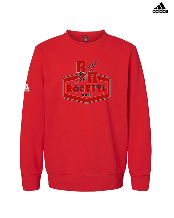 Rose Hill HS Golf Board - Mens Adidas Crewneck