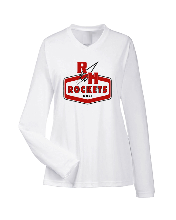 Rose Hill HS Golf Board - Womens Performance Longsleeve