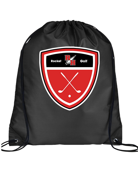 Rose Hill HS Golf Crest - Drawstring Bag
