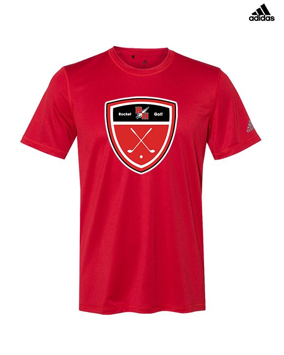 Rose Hill HS Golf Crest - Mens Adidas Performance Shirt