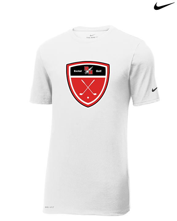 Rose Hill HS Golf Crest - Nike Cotton Poly Dri-Fit