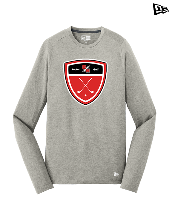 Rose Hill HS Golf Crest - New Era Long Sleeve Crew