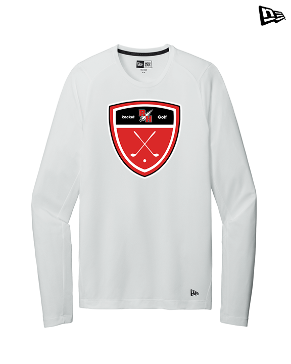 Rose Hill HS Golf Crest - New Era Long Sleeve Crew