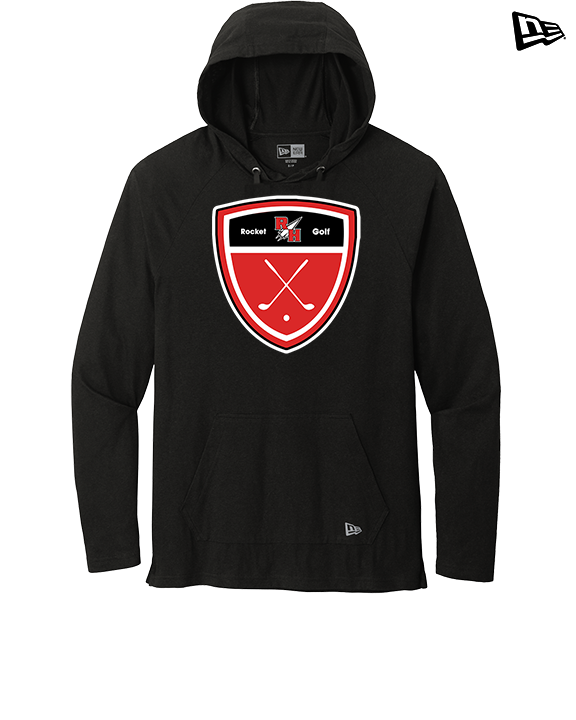 Rose Hill HS Golf Crest - New Era Tri-Blend Hoodie