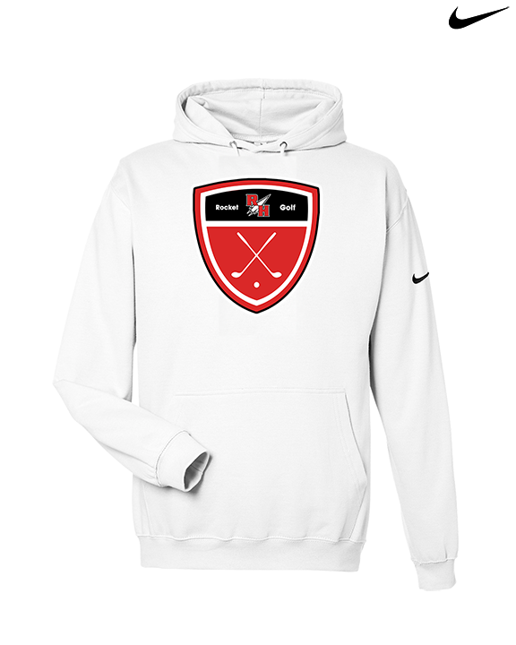 Rose Hill HS Golf Crest - Nike Club Fleece Hoodie