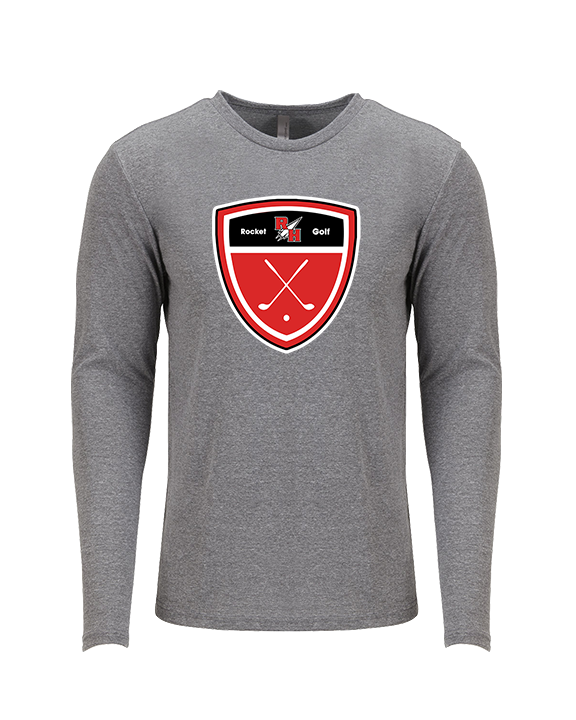 Rose Hill HS Golf Crest - Tri-Blend Long Sleeve