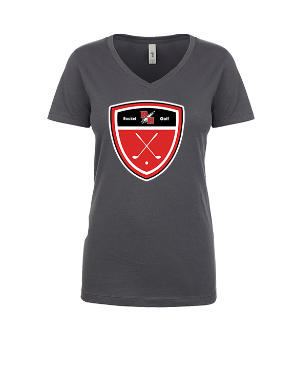 Rose Hill HS Golf Crest - Womens V-neck