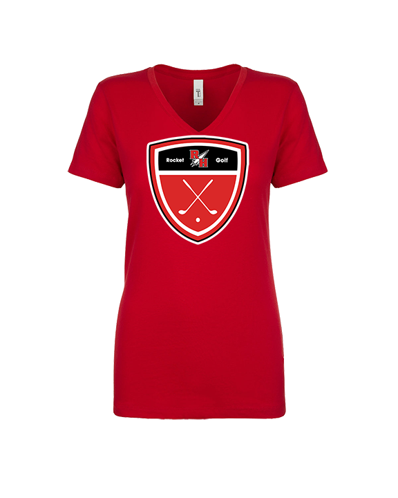 Rose Hill HS Golf Crest - Womens V-neck