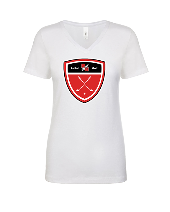 Rose Hill HS Golf Crest - Womens V-neck