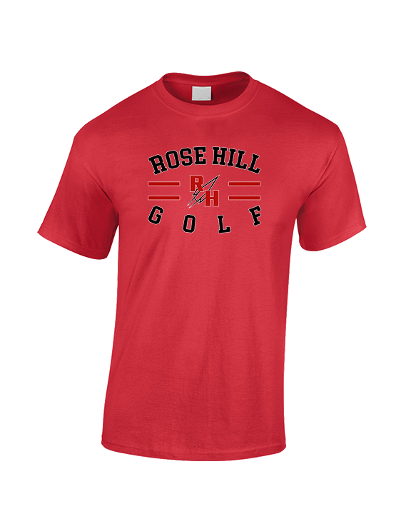 Rose Hill HS Golf Curve - Cotton T-Shirt