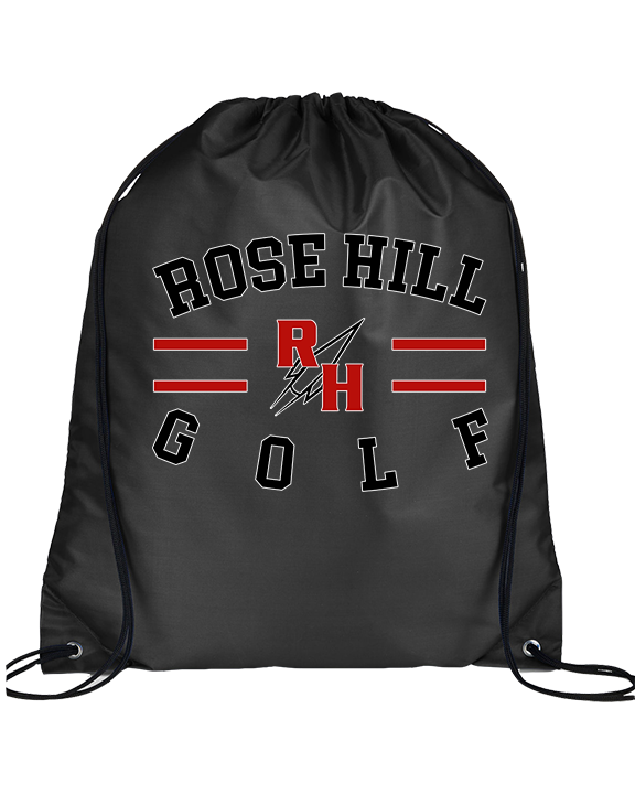 Rose Hill HS Golf Curve - Drawstring Bag