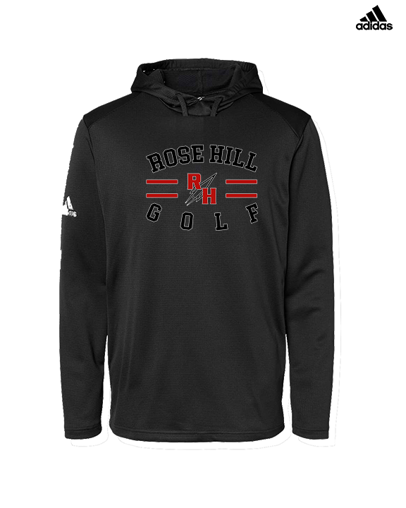 Rose Hill HS Golf Curve - Mens Adidas Hoodie