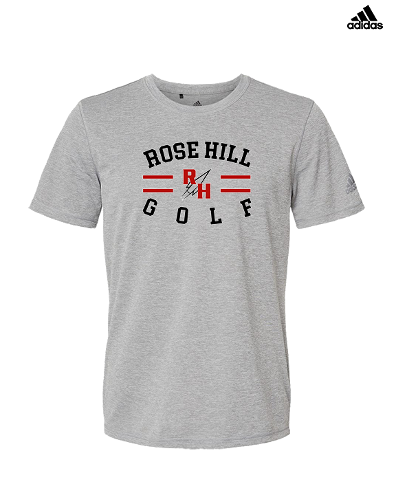 Rose Hill HS Golf Curve - Mens Adidas Performance Shirt