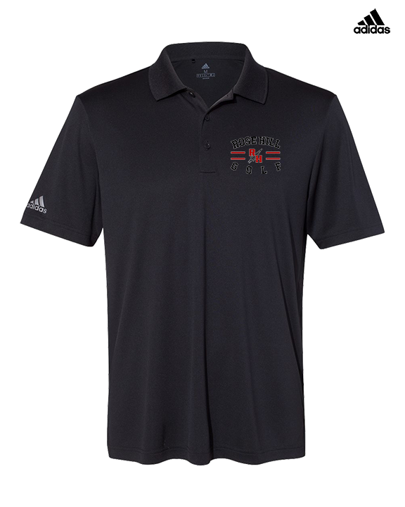 Rose Hill HS Golf Curve - Mens Adidas Polo