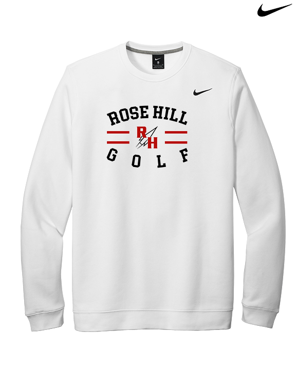 Rose Hill HS Golf Curve - Mens Nike Crewneck