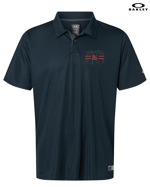Rose Hill HS Golf Curve - Mens Oakley Polo