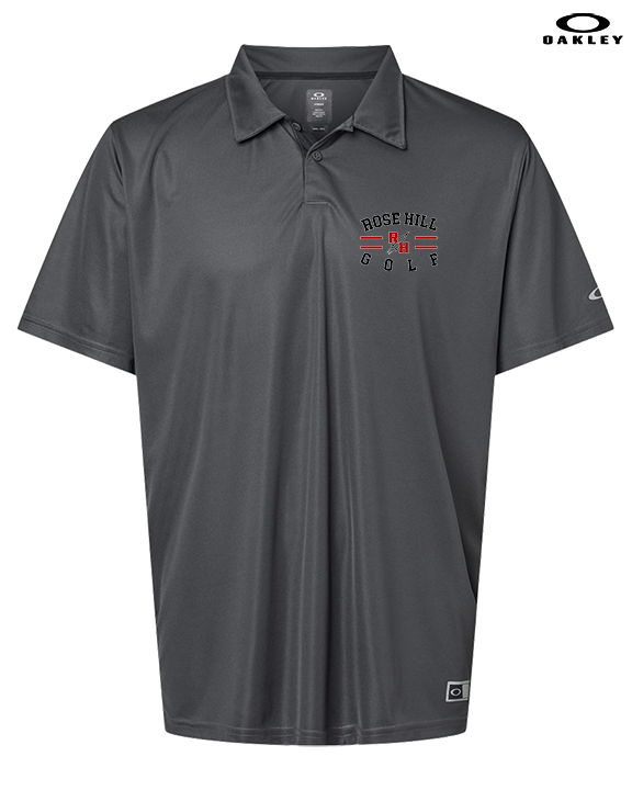 Rose Hill HS Golf Curve - Mens Oakley Polo