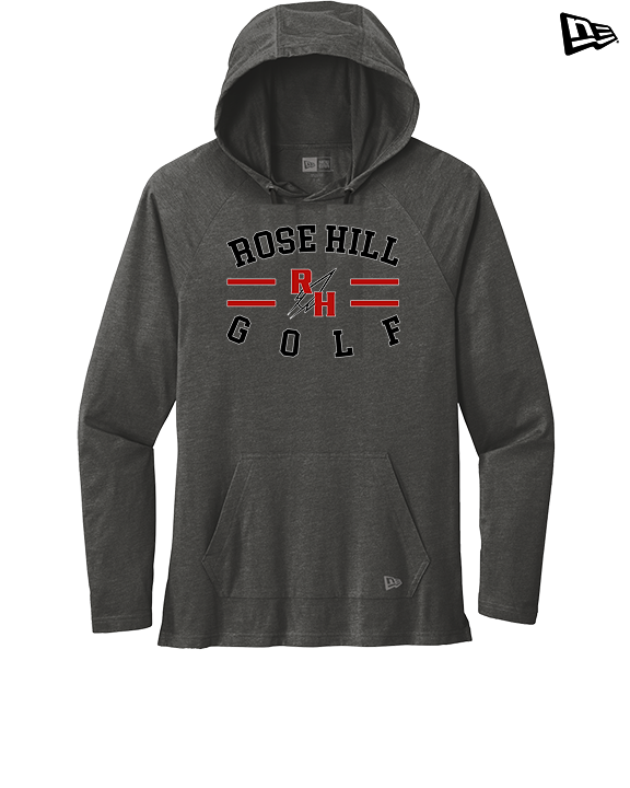 Rose Hill HS Golf Curve - New Era Tri-Blend Hoodie