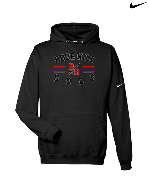 Rose Hill HS Golf Curve - Nike Club Fleece Hoodie