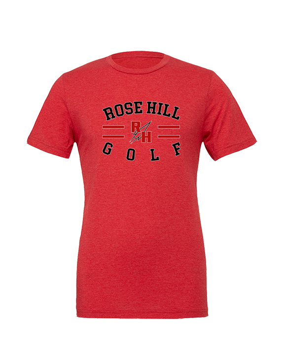 Rose Hill HS Golf Curve - Tri - Blend Shirt