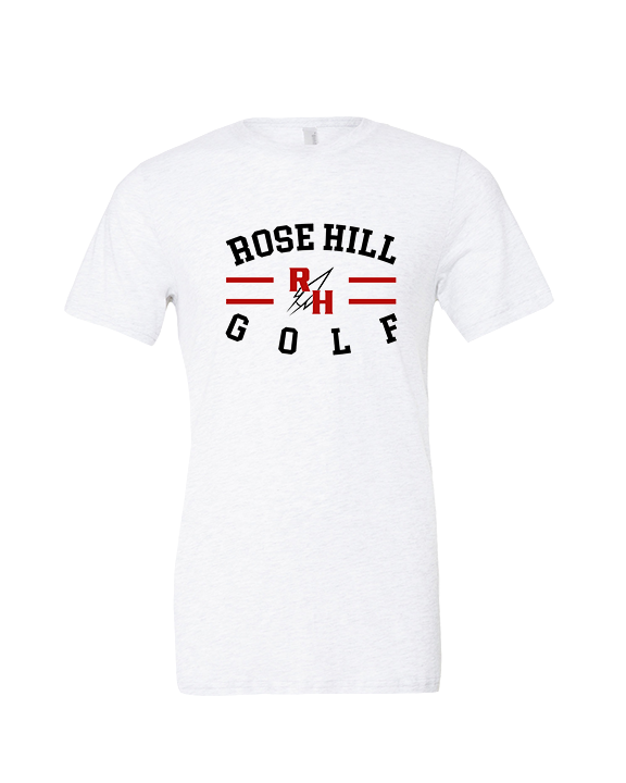 Rose Hill HS Golf Curve - Tri - Blend Shirt