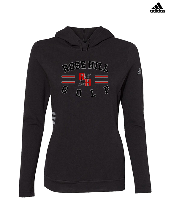 Rose Hill HS Golf Curve - Womens Adidas Hoodie