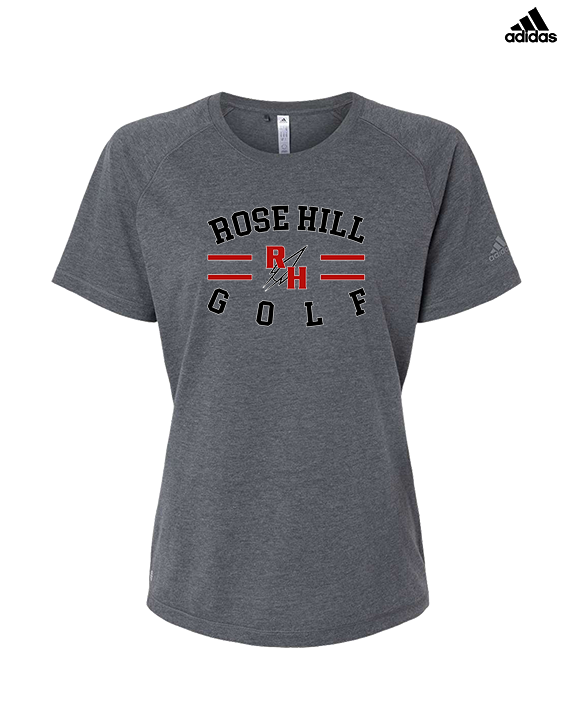Rose Hill HS Golf Curve - Womens Adidas Performance Shirt