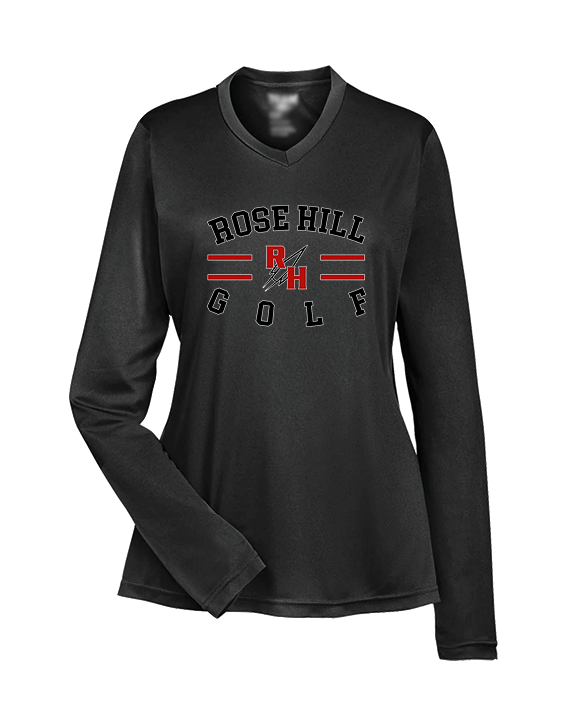 Rose Hill HS Golf Curve - Womens Performance Longsleeve