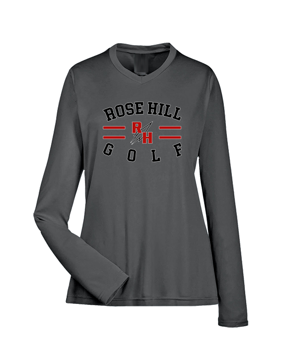 Rose Hill HS Golf Curve - Womens Performance Longsleeve