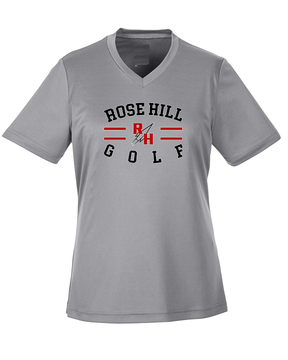 Rose Hill HS Golf Curve - Womens Performance Shirt