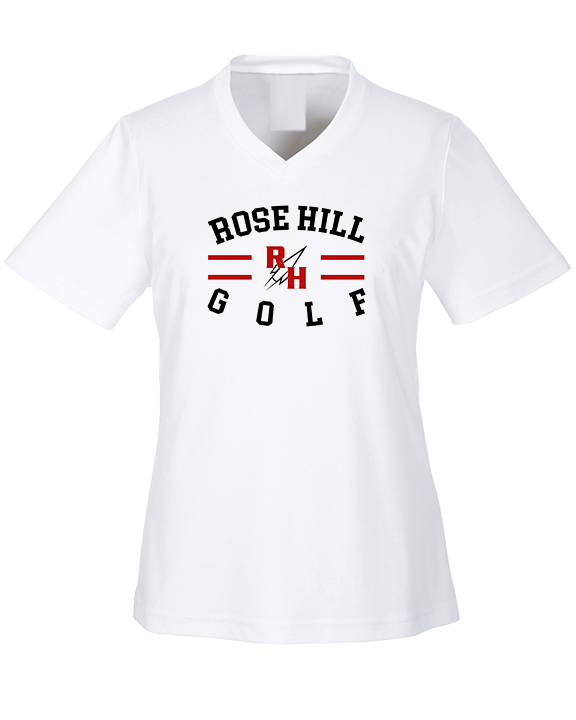 Rose Hill HS Golf Curve - Womens Performance Shirt