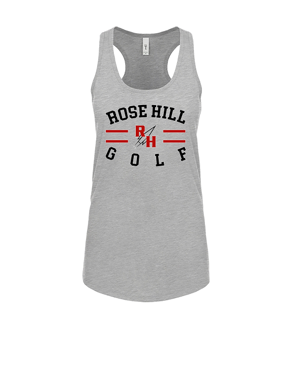 Rose Hill HS Golf Curve - Womens Tank Top