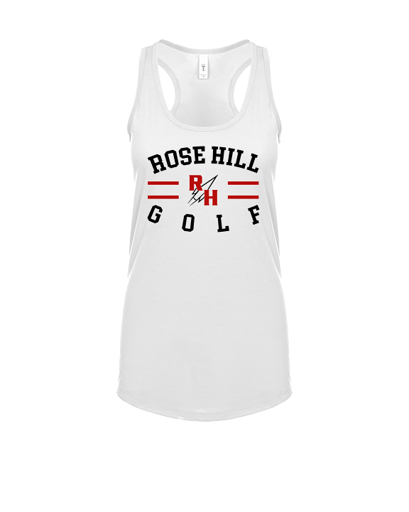 Rose Hill HS Golf Curve - Womens Tank Top