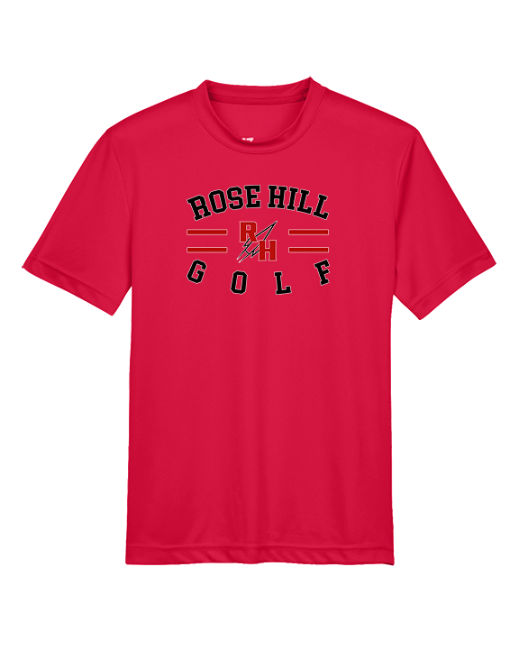 Rose Hill HS Golf Curve - Youth Performance Shirt