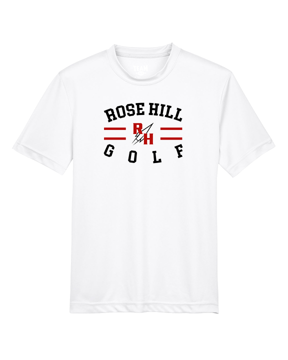 Rose Hill HS Golf Curve - Youth Performance Shirt