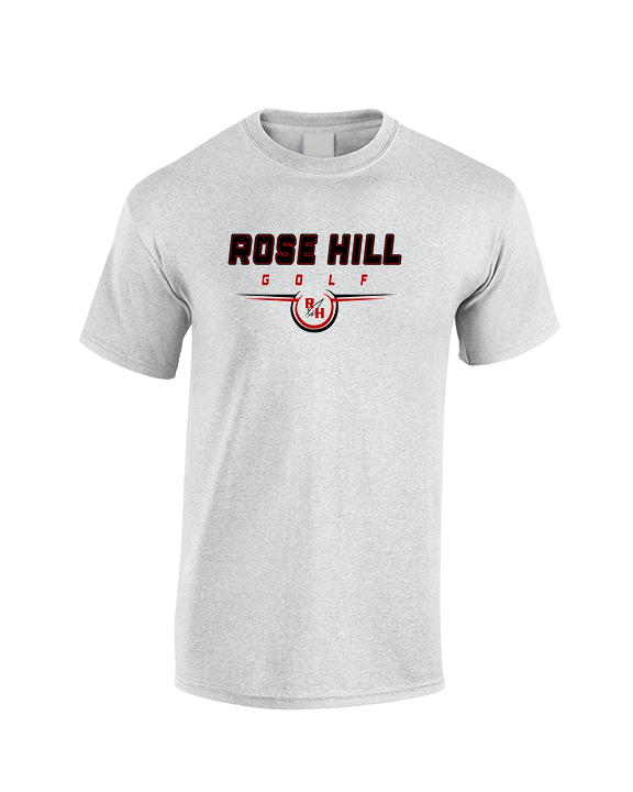 Rose Hill HS Golf Design - Cotton T-Shirt