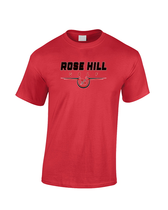 Rose Hill HS Golf Design - Cotton T-Shirt