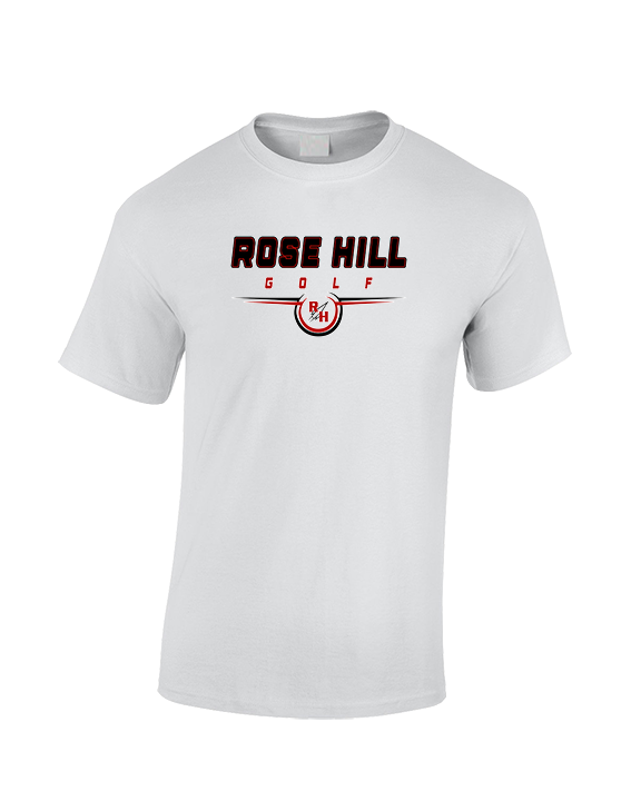 Rose Hill HS Golf Design - Cotton T-Shirt