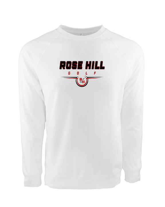Rose Hill HS Golf Design - Crewneck Sweatshirt