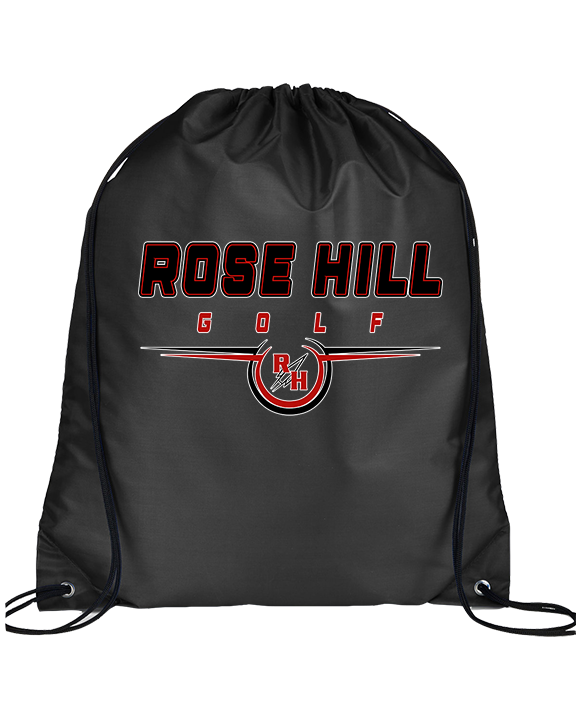 Rose Hill HS Golf Design - Drawstring Bag