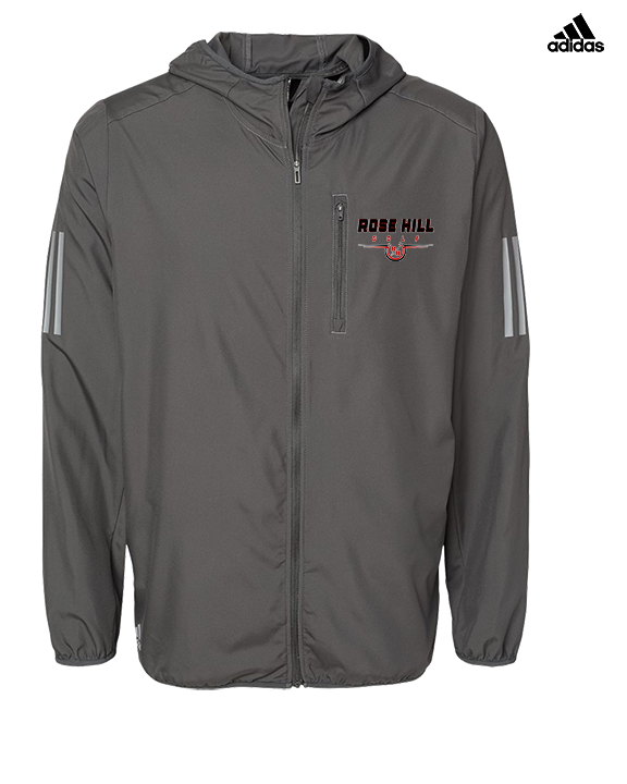 Rose Hill HS Golf Design - Mens Adidas Full Zip Jacket